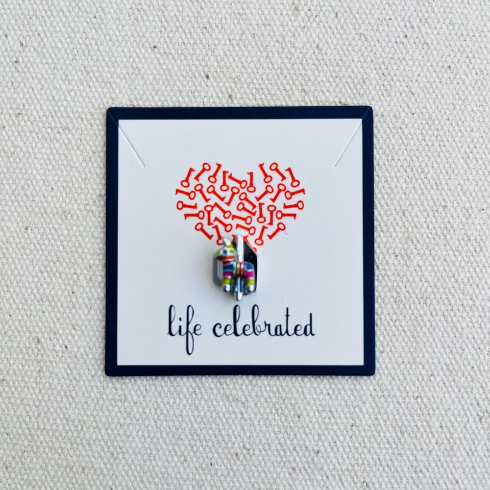 *Piñata Charm* KEEP COLLECTIVE Retired Silver
